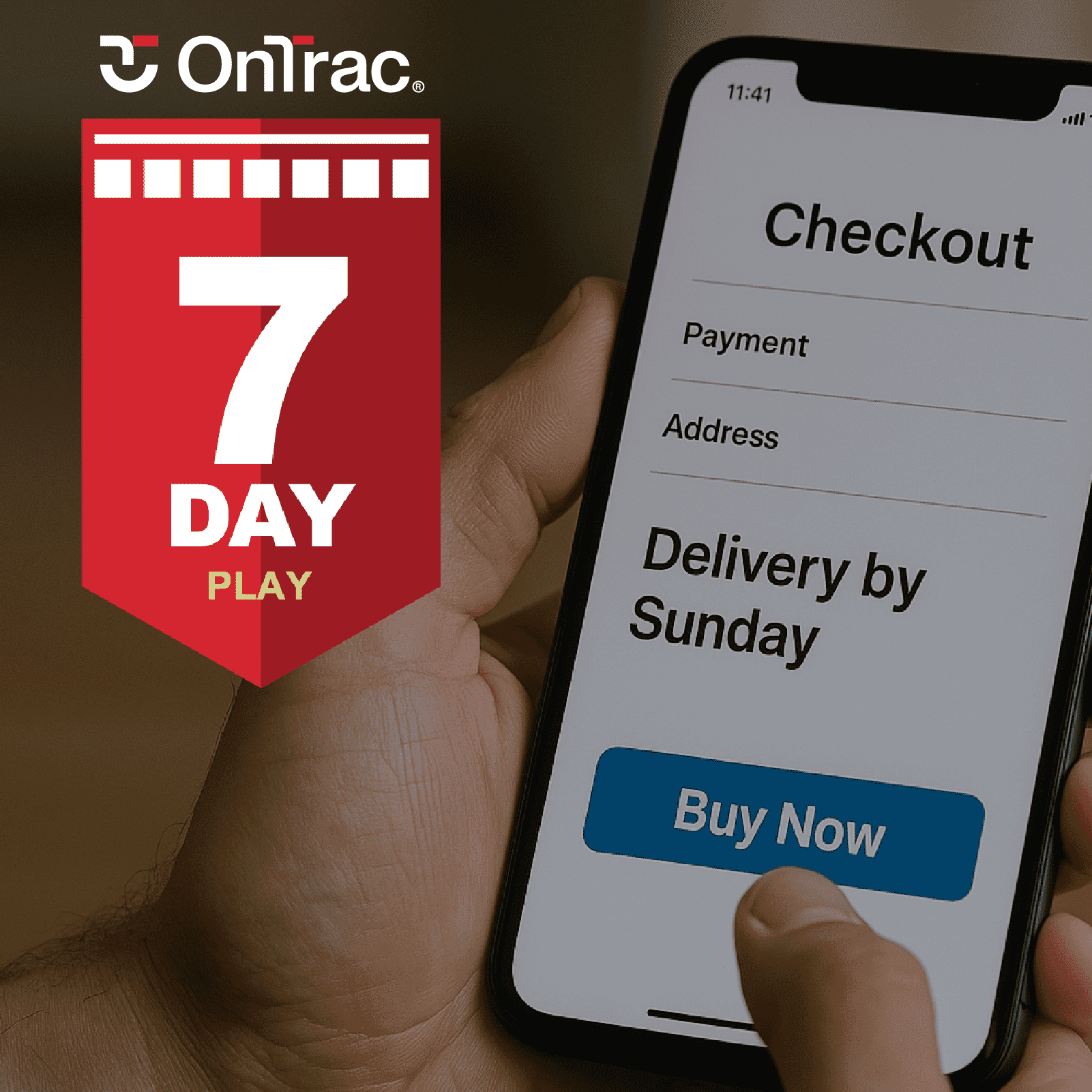 OnTrac 7 day play Badge