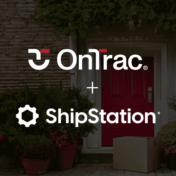 OnTrac Logo + ShipStation logo