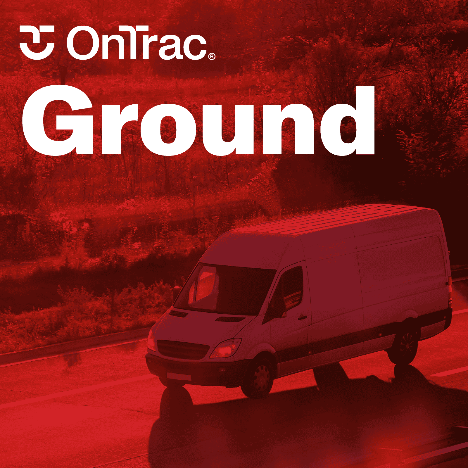 OnTrac Service Provider delivery package to residential address the next business day.