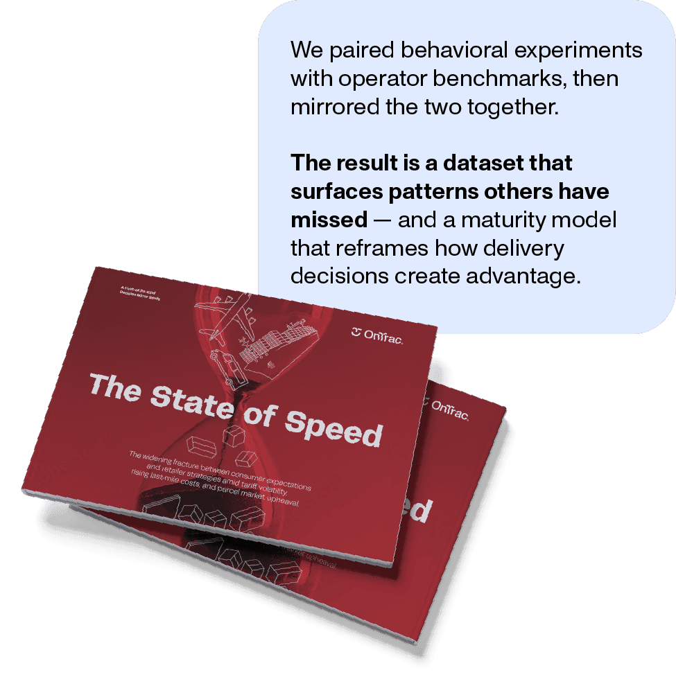 Screenshot of the cover of the State of Speed Report