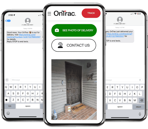 OnTrac Technology and SMS notifications for Better Delivery Experience